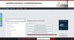 Desktop Screenshot of immobilien-besteuerung.ch