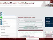 Tablet Screenshot of immobilien-besteuerung.ch